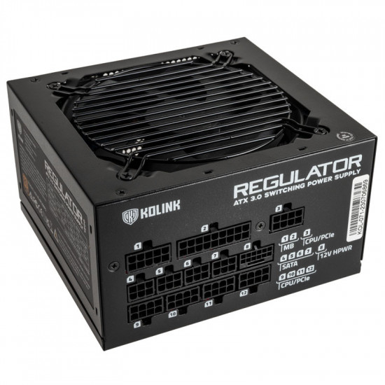 Kolink REGULATOR 1200W Modular 80+ Gold PSU Power Supply Gen 5. ATX 3.0